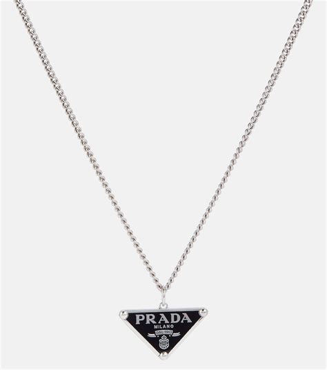 prada symbole pendant necklace|etsy Prada necklace.